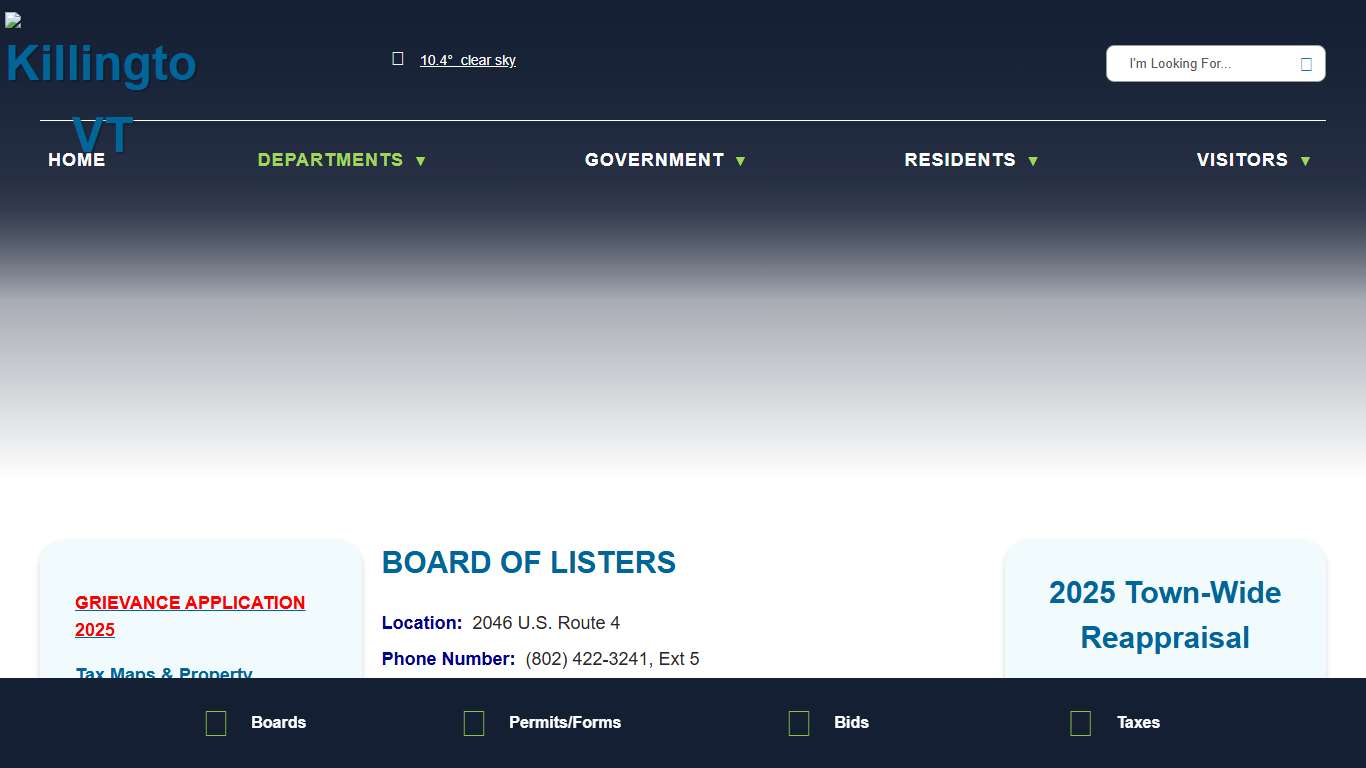 Board of Listers - Killington, VT